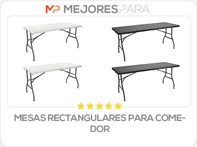 mesas rectangulares para comedor