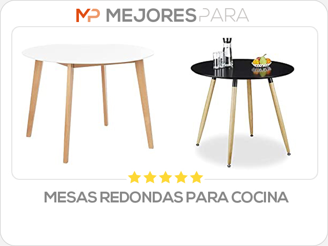 mesas redondas para cocina