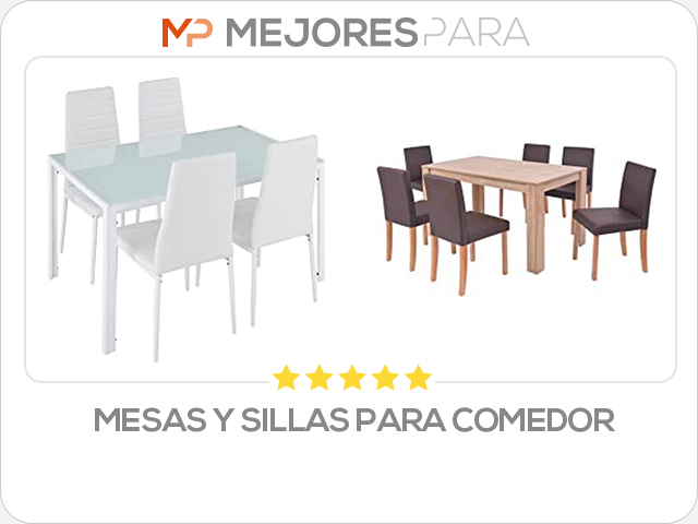 mesas y sillas para comedor