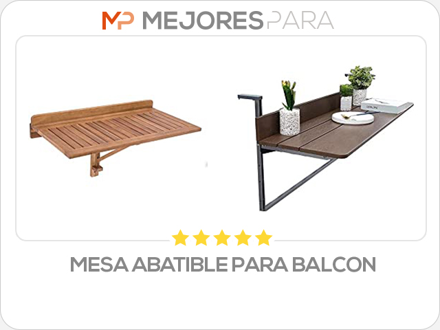 mesa abatible para balcon