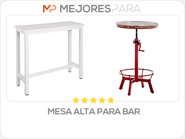 mesa alta para bar