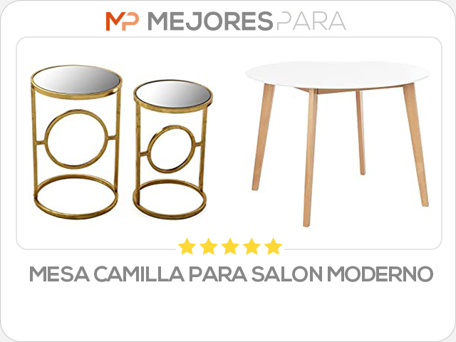 mesa camilla para salon moderno