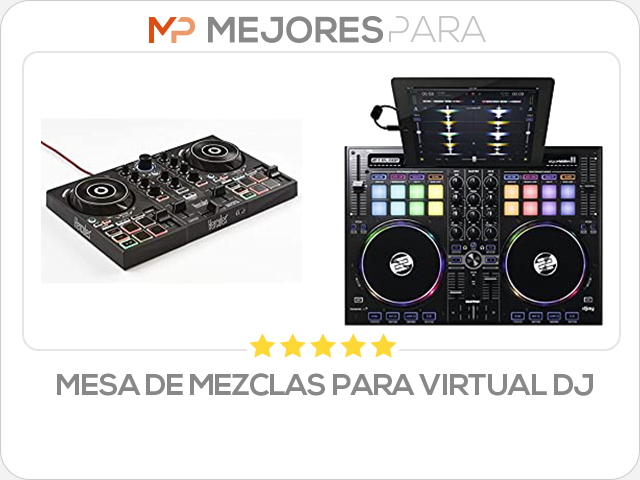 mesa de mezclas para virtual dj