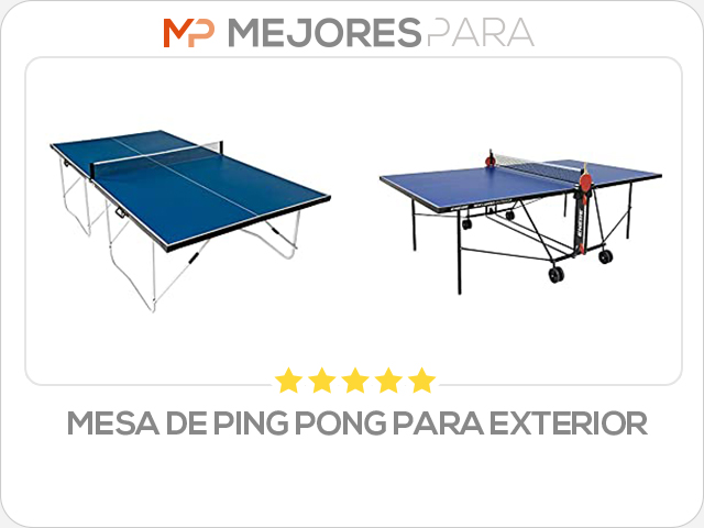 mesa de ping pong para exterior