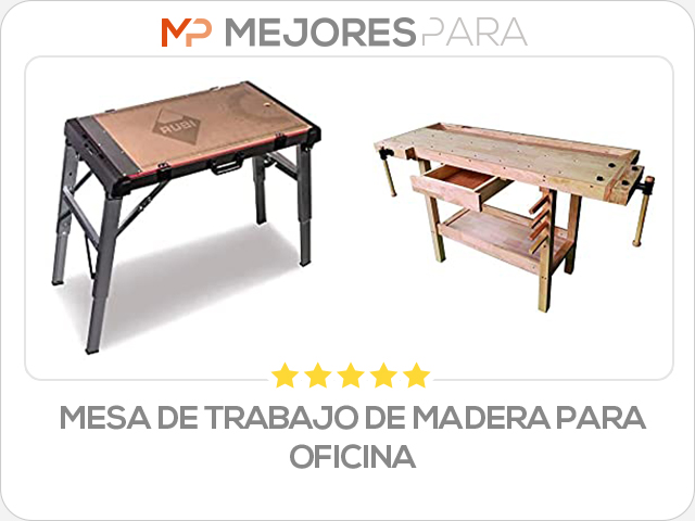 mesa de trabajo de madera para oficina