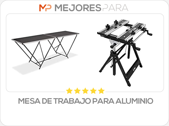 mesa de trabajo para aluminio