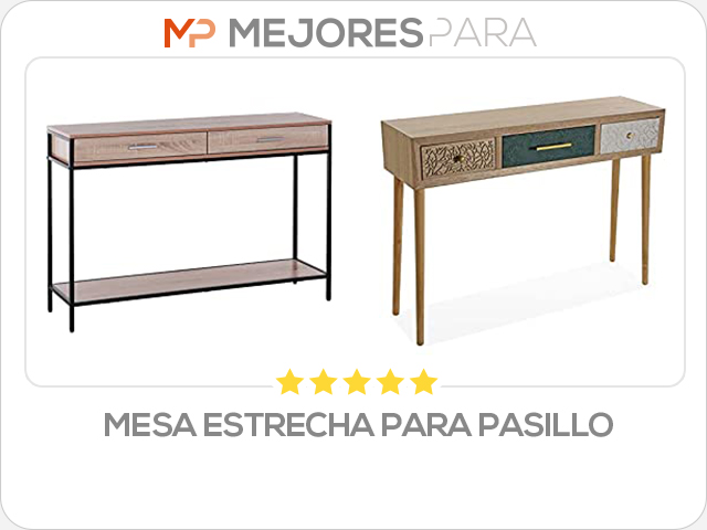 mesa estrecha para pasillo