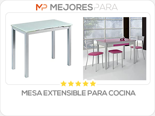 mesa extensible para cocina