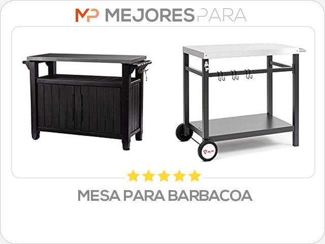 mesa para barbacoa