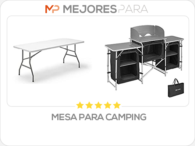 mesa para camping