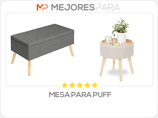 mesa para puff