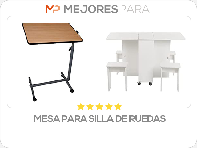 mesa para silla de ruedas