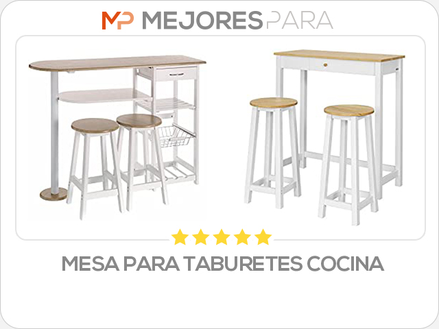 mesa para taburetes cocina