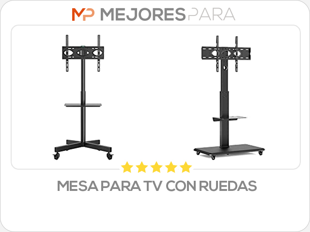 mesa para tv con ruedas