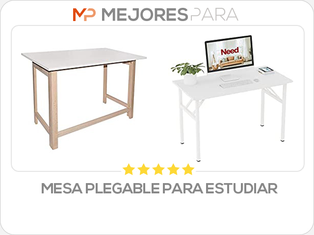 mesa plegable para estudiar