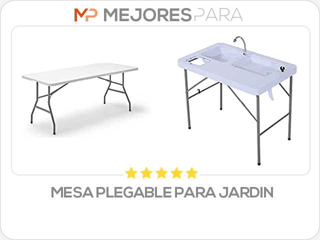 mesa plegable para jardin