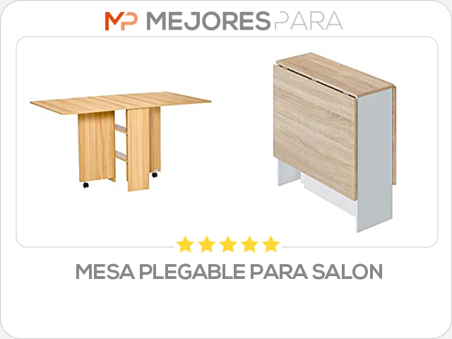 mesa plegable para salon