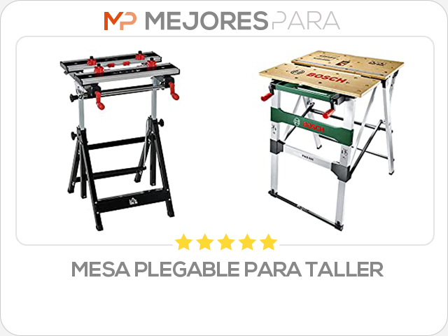 mesa plegable para taller