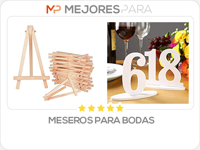 meseros para bodas