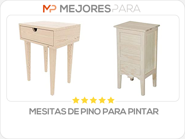 mesitas de pino para pintar