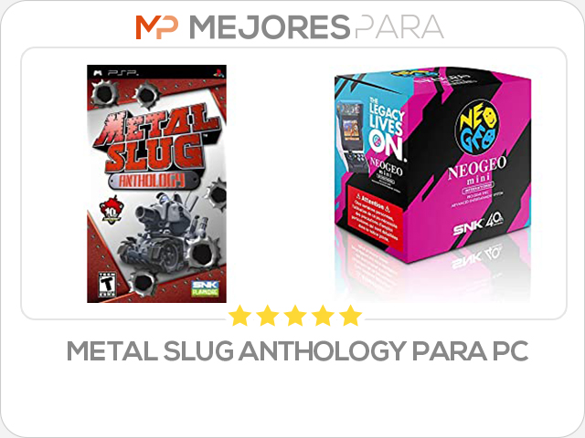 metal slug anthology para pc