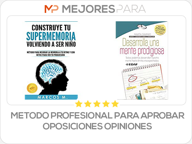 metodo profesional para aprobar oposiciones opiniones