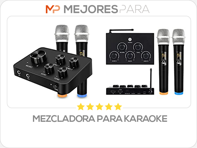 mezcladora para karaoke