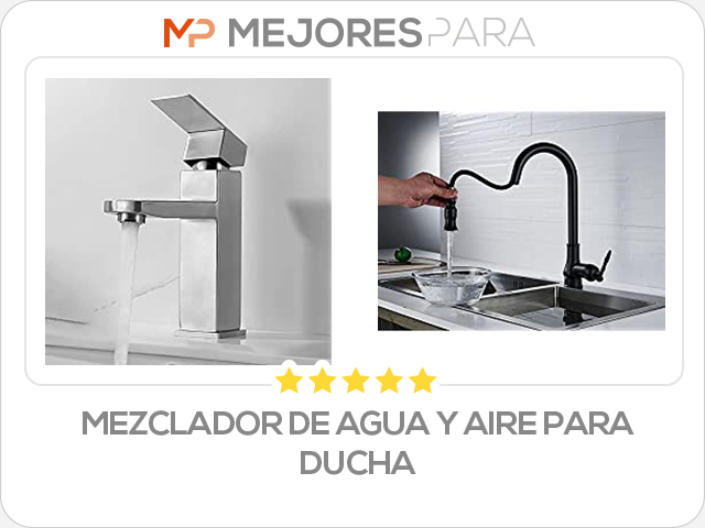 mezclador de agua y aire para ducha