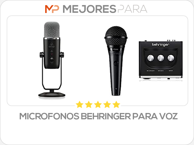 microfonos behringer para voz