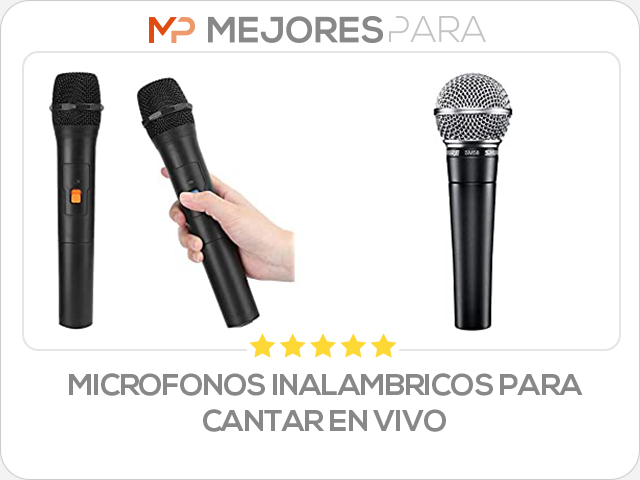 microfonos inalambricos para cantar en vivo