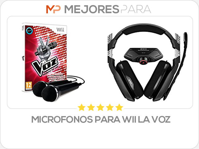 microfonos para wii la voz