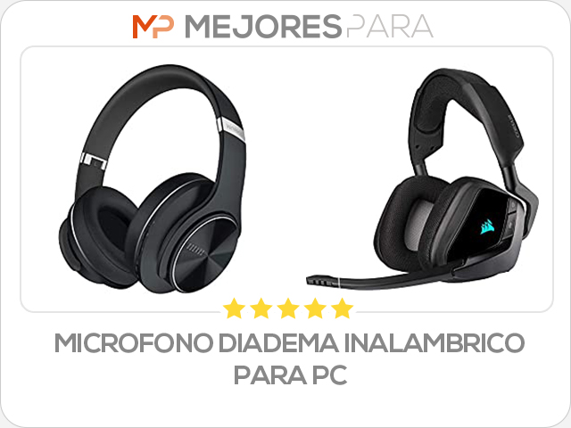 microfono diadema inalambrico para pc