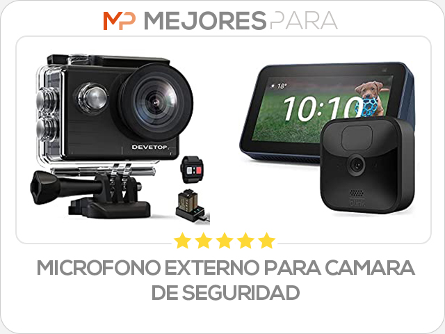 microfono externo para camara de seguridad