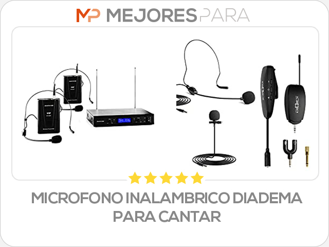 microfono inalambrico diadema para cantar