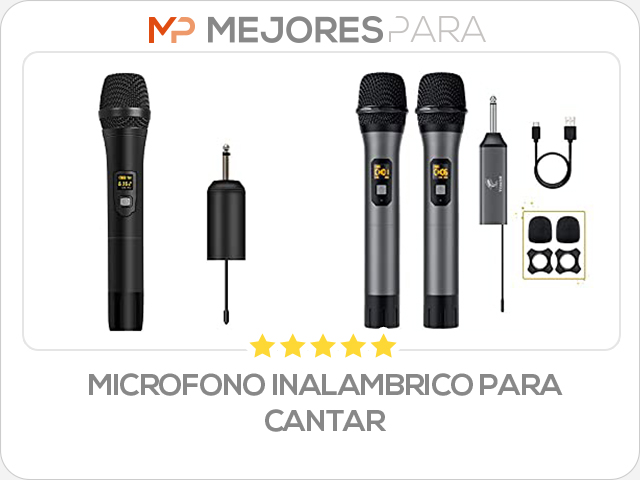 microfono inalambrico para cantar