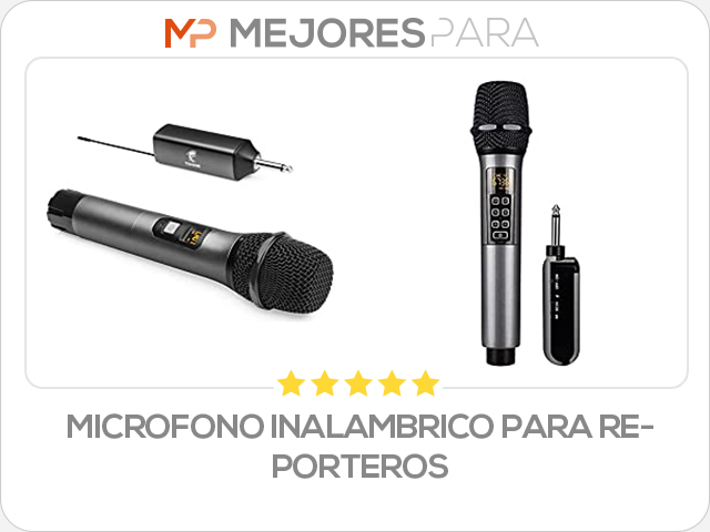 microfono inalambrico para reporteros