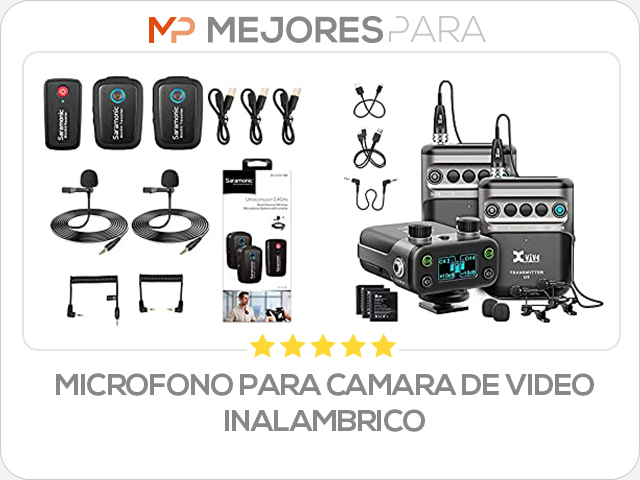 microfono para camara de video inalambrico