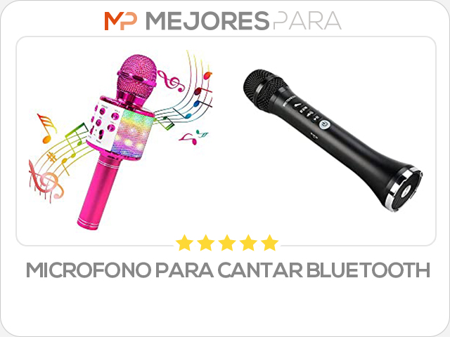 microfono para cantar bluetooth