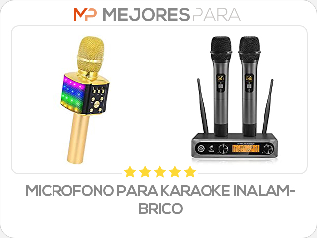 microfono para karaoke inalambrico