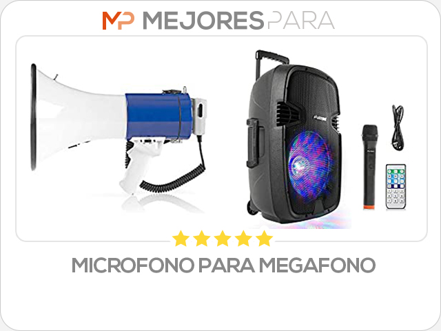 microfono para megafono