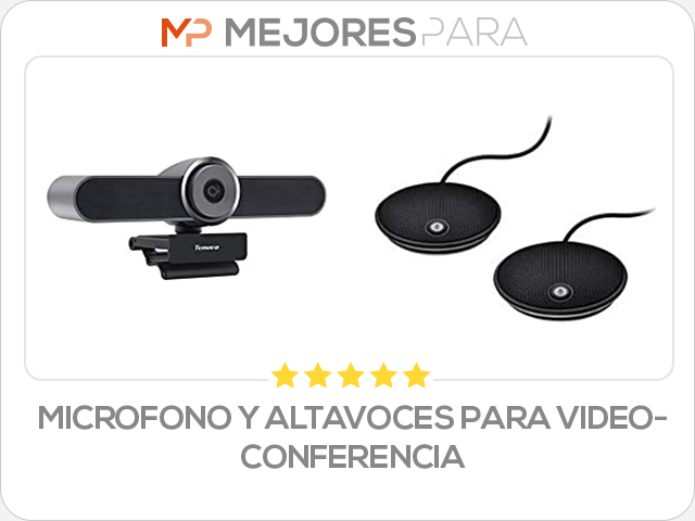 microfono y altavoces para videoconferencia