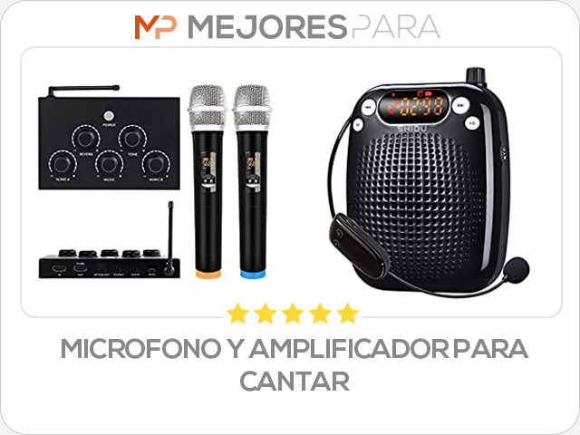 microfono y amplificador para cantar