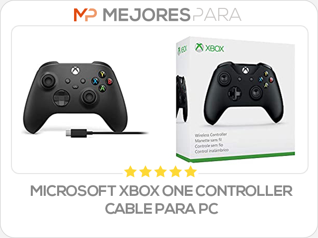 microsoft xbox one controller cable para pc