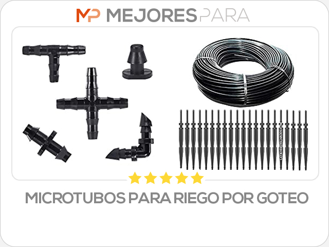 microtubos para riego por goteo