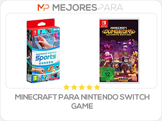 minecraft para nintendo switch game