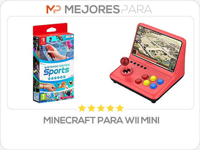 minecraft para wii mini