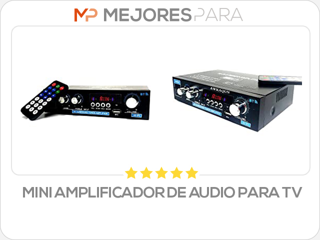 mini amplificador de audio para tv