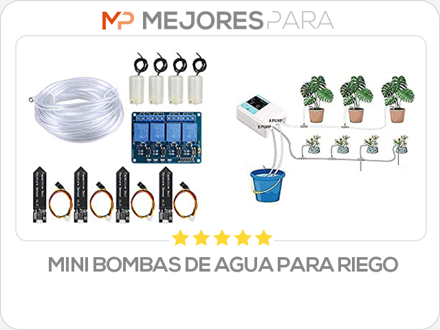 mini bombas de agua para riego