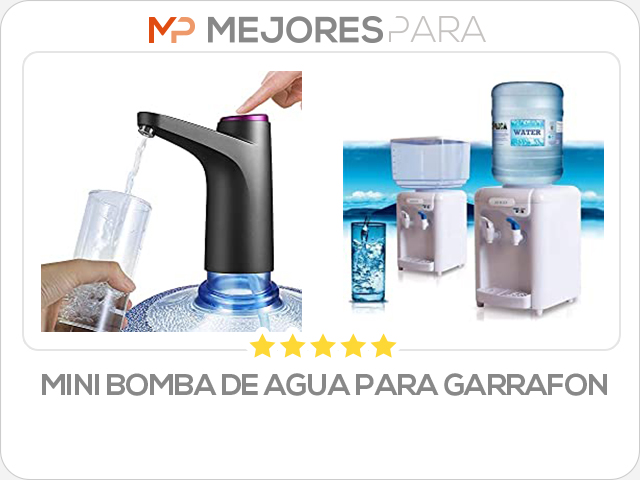 mini bomba de agua para garrafon