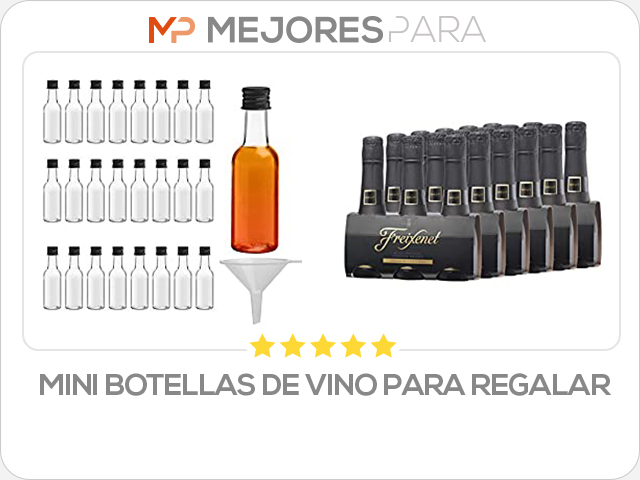 mini botellas de vino para regalar